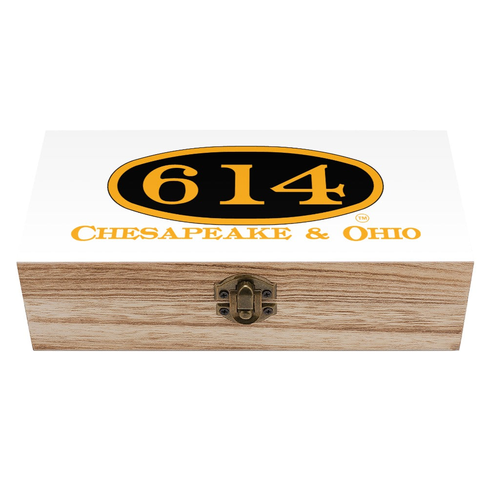 C&O 614 Wooden Keepsake Storage Box | Paulownia Wood