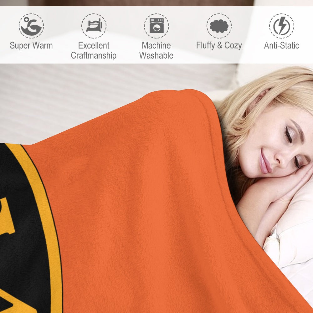 C&O 614 Flannel Blanket | 70 × 80 in