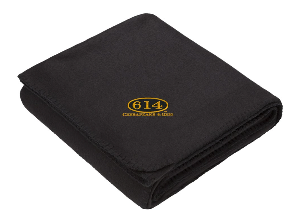 614 Embroidered Cozy Fleece Home Blanket