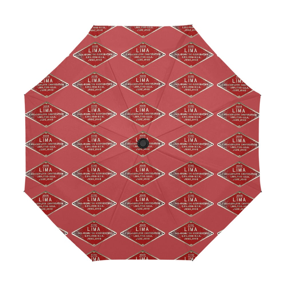 C&O 614 Builders Plate Auto-Fold Umbrella