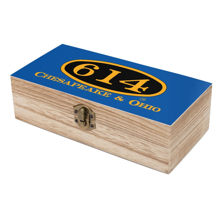 C&O 614 Wooden Keepsake Storage Box | Paulownia Wood