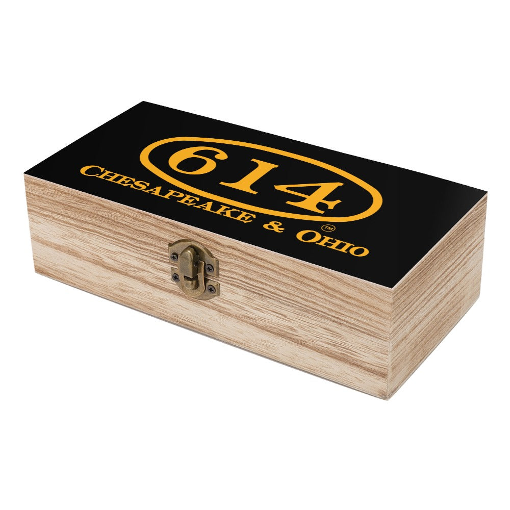 C&O 614 Wooden Keepsake Storage Box | Paulownia Wood