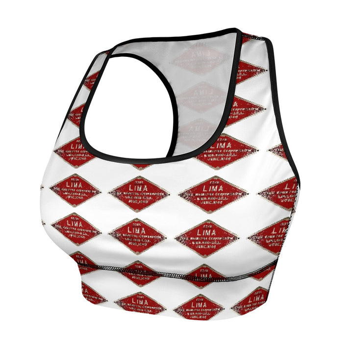 C&O 614 Builder's Plate Women's Yoga Top & Shorts Set