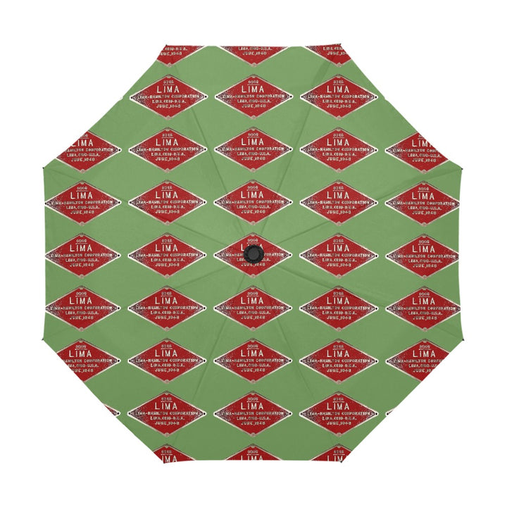 C&O 614 Builders Plate Auto-Fold Umbrella