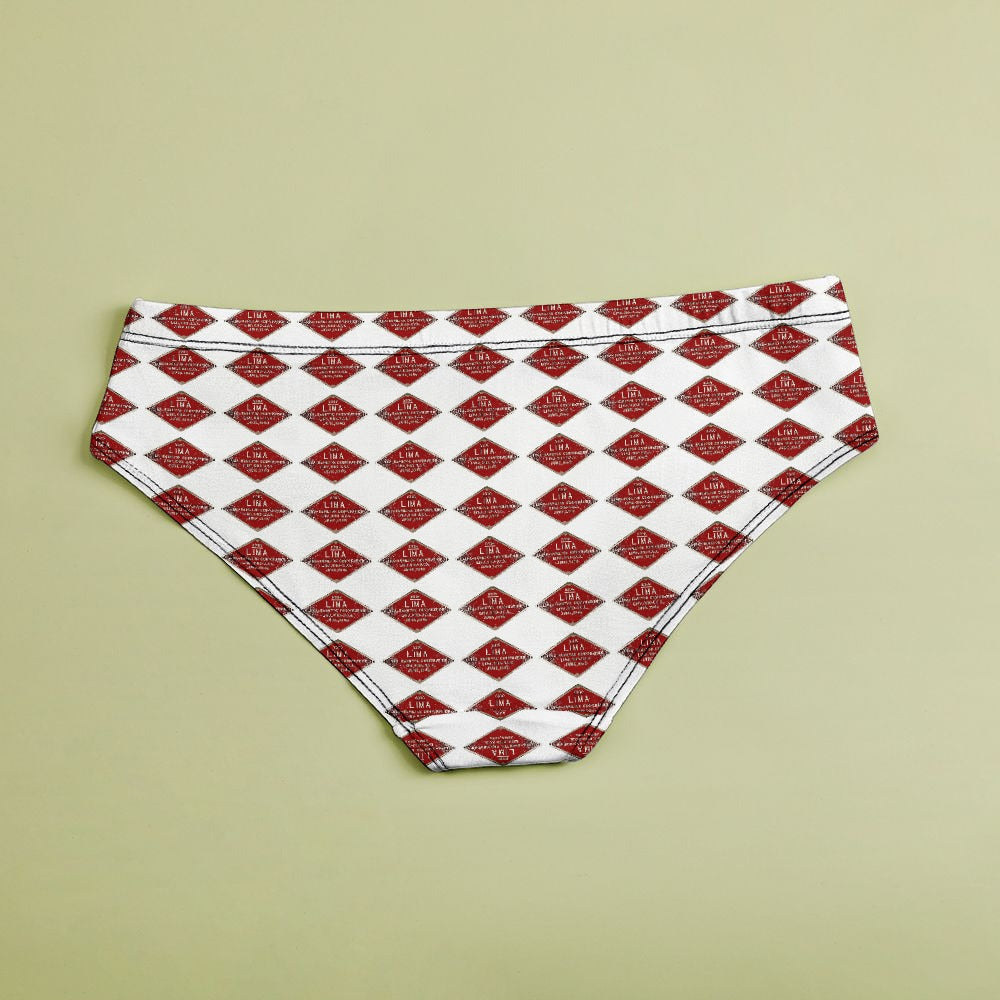 C&O 614 Builder's Plate Women's Low-Rise Panties