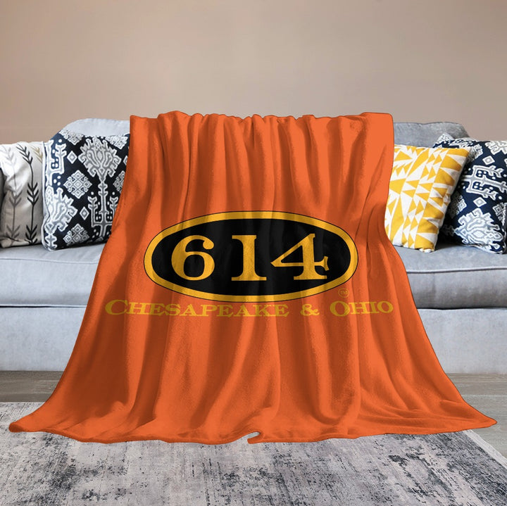 C&O 614 Flannel Blanket | 70 × 80 in