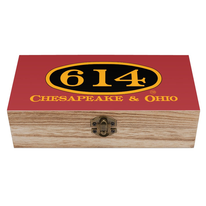 C&O 614 Wooden Keepsake Storage Box | Paulownia Wood