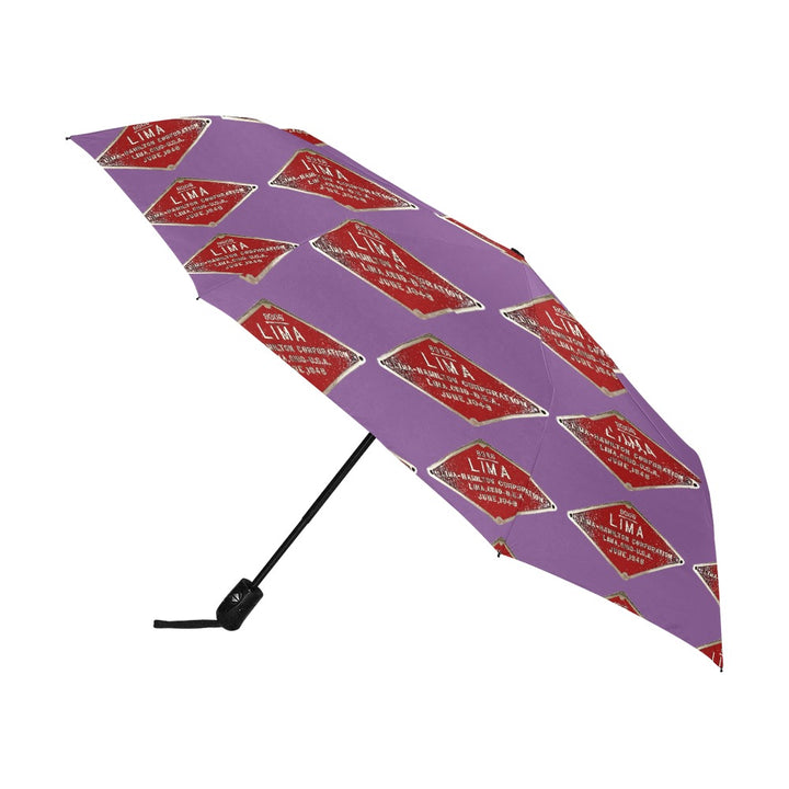 C&O 614 Builders Plate Auto-Fold Umbrella
