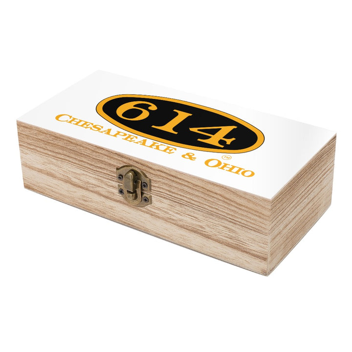 C&O 614 Wooden Keepsake Storage Box | Paulownia Wood