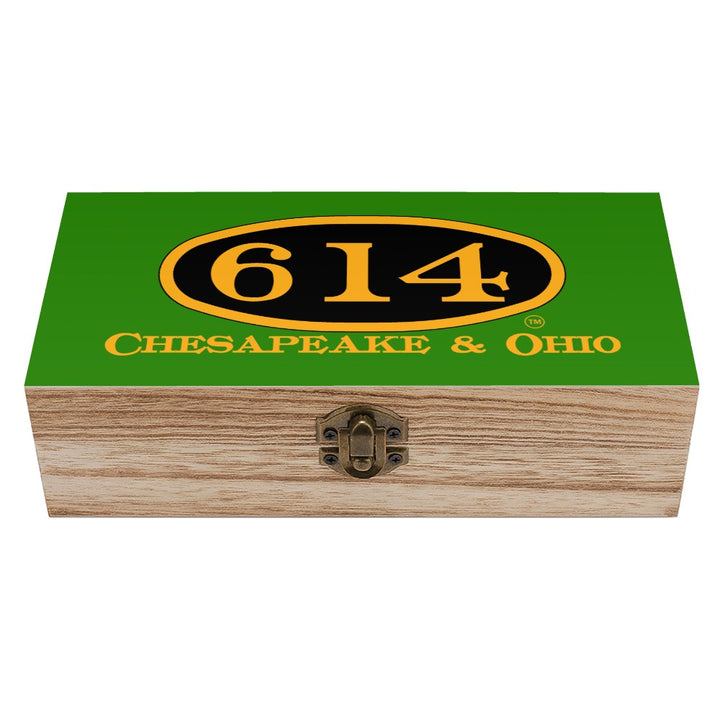 C&O 614 Wooden Keepsake Storage Box | Paulownia Wood