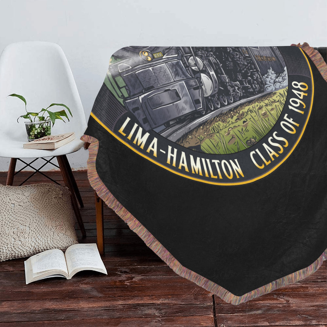 C&O 614 Class of 1948 Fringe Blanket | 60 × 80 in