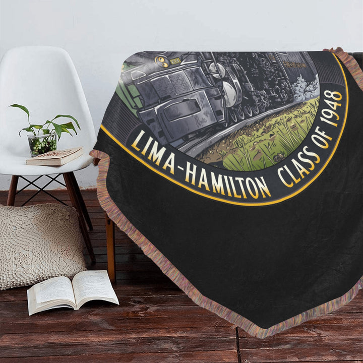 C&O 614 Class of 1948 Fringe Blanket | 60 × 80 in