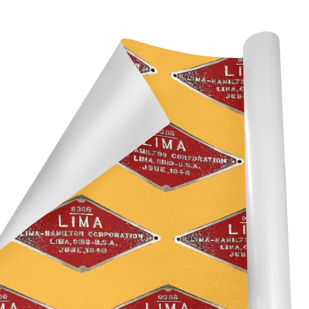 C&O 614 Builder's Plate Gift Wrapping Paper, 3-Roll Set