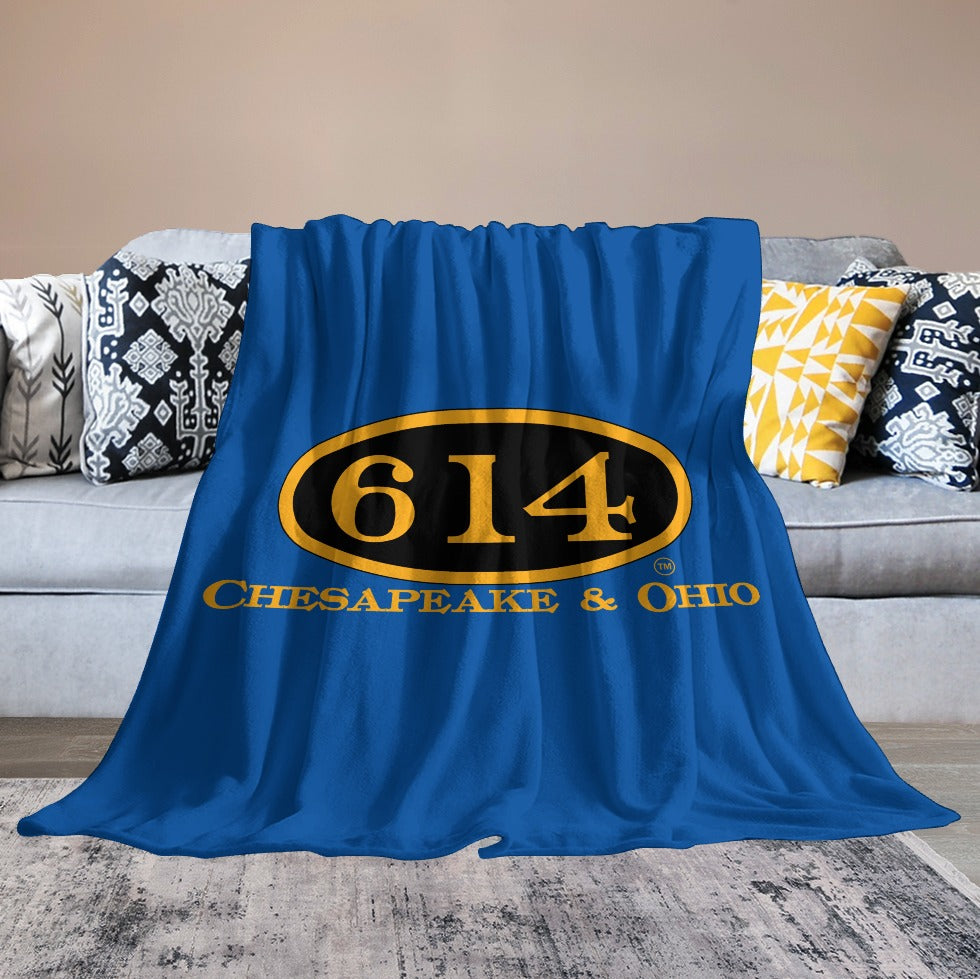 C&O 614 Flannel Blanket | 70 × 80 in