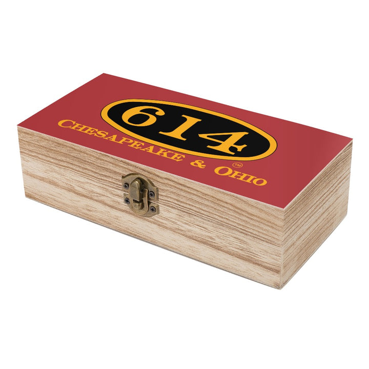 C&O 614 Wooden Keepsake Storage Box | Paulownia Wood