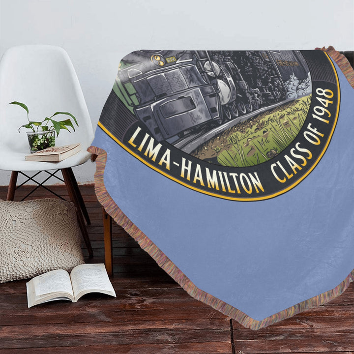 C&O 614 Class of 1948 Fringe Blanket | 60 × 80 in