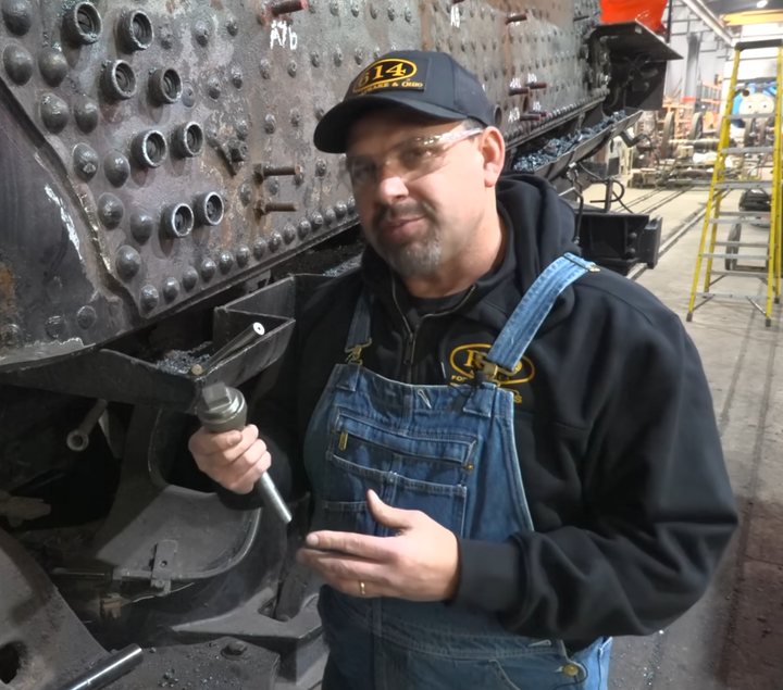 Authentic C&O 614 Retired Flexible Staybolt & Cap - Available While Limited Supplies Last