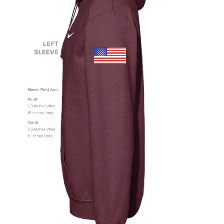 Dark Maroon - SLEEVE_LEFT