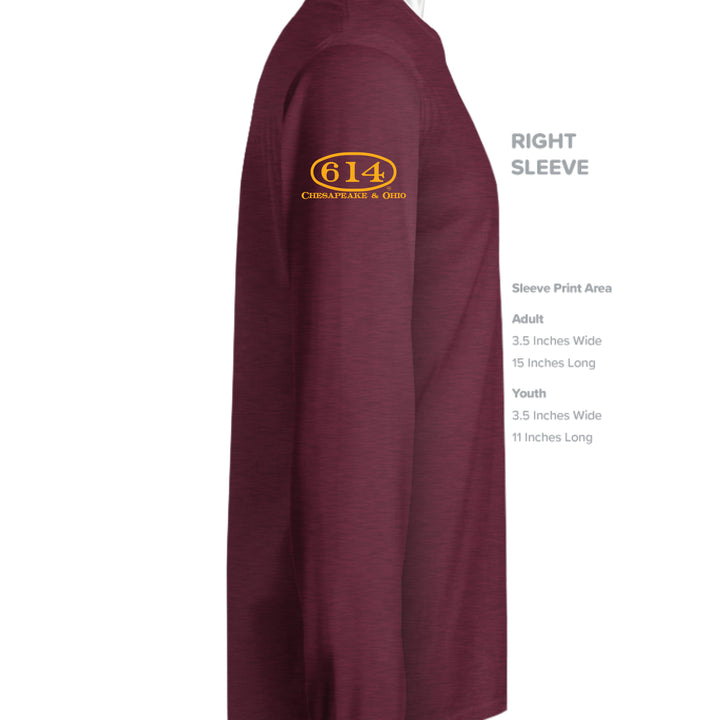 Heather Sport Dark Maroon - SLEEVE_RIGHT